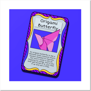 Origami Trading Card - Butterfly Posters and Art